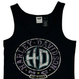 Harley Davidson Graphic Vest - XL Black Cotton