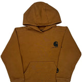 Age 8-10 Carhartt Hoodie - Small Brown Cotton