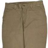 Carhartt Trousers - 33W 32L Khaki Cotton