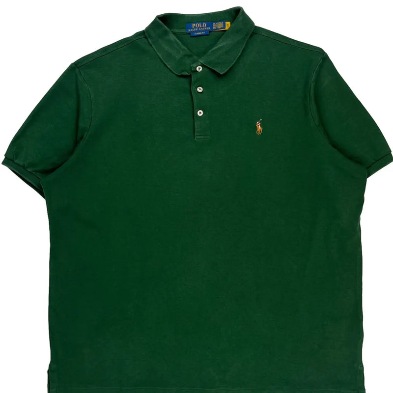 Polo By Ralph Lauren Polo Shirt - XL Green Cotton