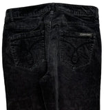 Calvin Klein Jeans Cord Trousers - 31″ Waist Black Cotton