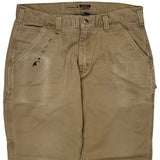 Carhartt Carpenter Trousers - 34W 30L Khaki Cotton