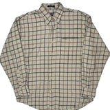 Chaps Ralph Lauren Checked Shirt - Large Beige Cotton