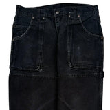Dickies Double Knee Carpenter Pants - 32W 30L Black Denim