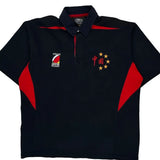 Unbranded Graphic Rugby Shirt - Large Black Cotton