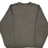 Chaps Ralph Lauren Spellout Sweatshirt - XL Gray Cotton Blend