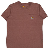 Carhartt T-Shirt - Large Brown Cotton
