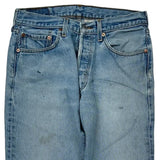 501 Levis Jeans - 30W 29L Light Wash Denim