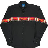 Western Wrangler Graphic Shirt - Large Black Cotton