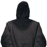 Faded Carhartt Jacket - Medium Black Cotton