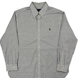 Ralph Lauren Checked Shirt - XL Black & White Cotton