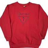 Guess Sweatshirt - XL Red Cotton