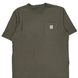 Carhartt T-Shirt - XL Green Cotton