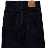 Levis Cord Trousers - 24″ Waist Black Corduroy