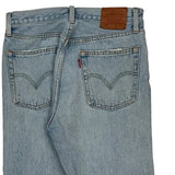 501 Levis Jeans - 29W 30L Light Wash Cotton