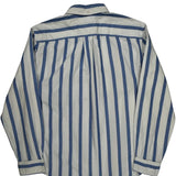 Tommy Hilfiger Striped Shirt - Large Gray Cotton