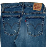 Levis Skinny Jeans - 30W UK 10 Blue Cotton