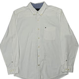 Tommy Hilfiger Shirt - Large White Cotton
