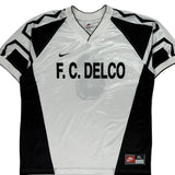 F.C. Delco Nike Football Soccer Jersey - XL Black & White Polyester