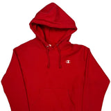 Reverse Weave Champion Hoodie - Medium Red Cotton