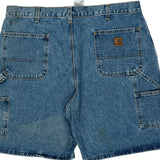 Carhartt Denim Shorts - 36W 10L Blue Denim