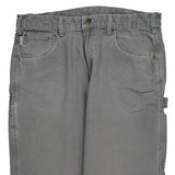 Carhartt Carpenter Trousers - 34W 33L Grey Cotton