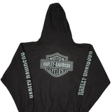 Motorcycles Harley Davidson Graphic Hoodie - XL Black Cotton