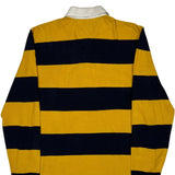 Tommy Hilfiger Striped Rugby Shirt - XL Yellow Cotton