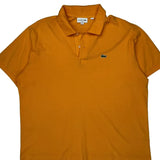 Lacoste Polo Shirt - 3XL Orange Cotton