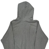 Reverse Weave Champion Spellout Hoodie - Small Gray Cotton
