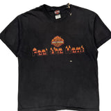 Harley Davidson Graphic T-Shirt - Large Black Cotton