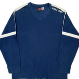Maple Leafs Nike Long Sleeve T-Shirt - Large Blue Cotton