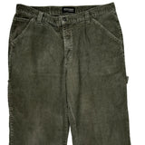Denver Hayes Carpenter Pants - 35W 29L Gray Corduroy