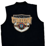 Carpenters Union Local 27 Unbranded Workwear Vest - Medium Black Cotton
