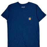 Carhartt T-Shirt - XL Blue Cotton