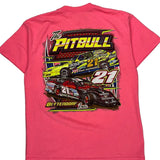 The Pitbull Gildan Graphic T-Shirt - Large Pink Cotton