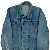 Wrangler Denim Jacket - Small Blue Denim