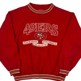 San Francisco 49Ers Logo Athletics Football Sweatshirt - XL Red Cotton Blend
