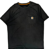 Carhartt T-Shirt - Large Black Cotton Blend