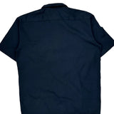 Dickies Short Sleeve Shirt - XL Navy Polyester