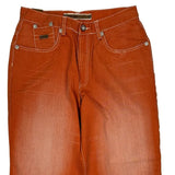 Hip Hop Enyce Jeans - 32W 31L Orange Cotton