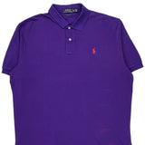 Polo By Ralph Lauren Polo Shirt - XL Purple Cotton