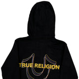 True Religion Hoodie - Medium Black Cotton