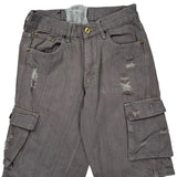 Fusai Cargo Shorts - 28W 12L Grey Cotton