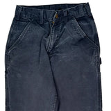 Carhartt Carpenter Trousers - 26W UK 6 Blue Cotton