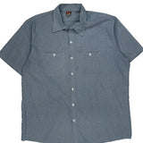 Big Ben Short Sleeve Shirt - XL Blue Cotton