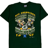 Green Bay Packers Sport Nfl T-Shirt - Large Green Cotton