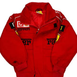 Kids Ferrari Graphic Bomber Jacket - Small Red Polyester