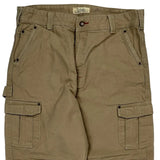 Cabelas Cargo Trousers - 36W 32L Khaki Cotton