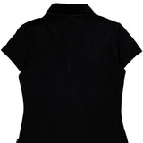 Puma Polo Shirt - Small Black Cotton